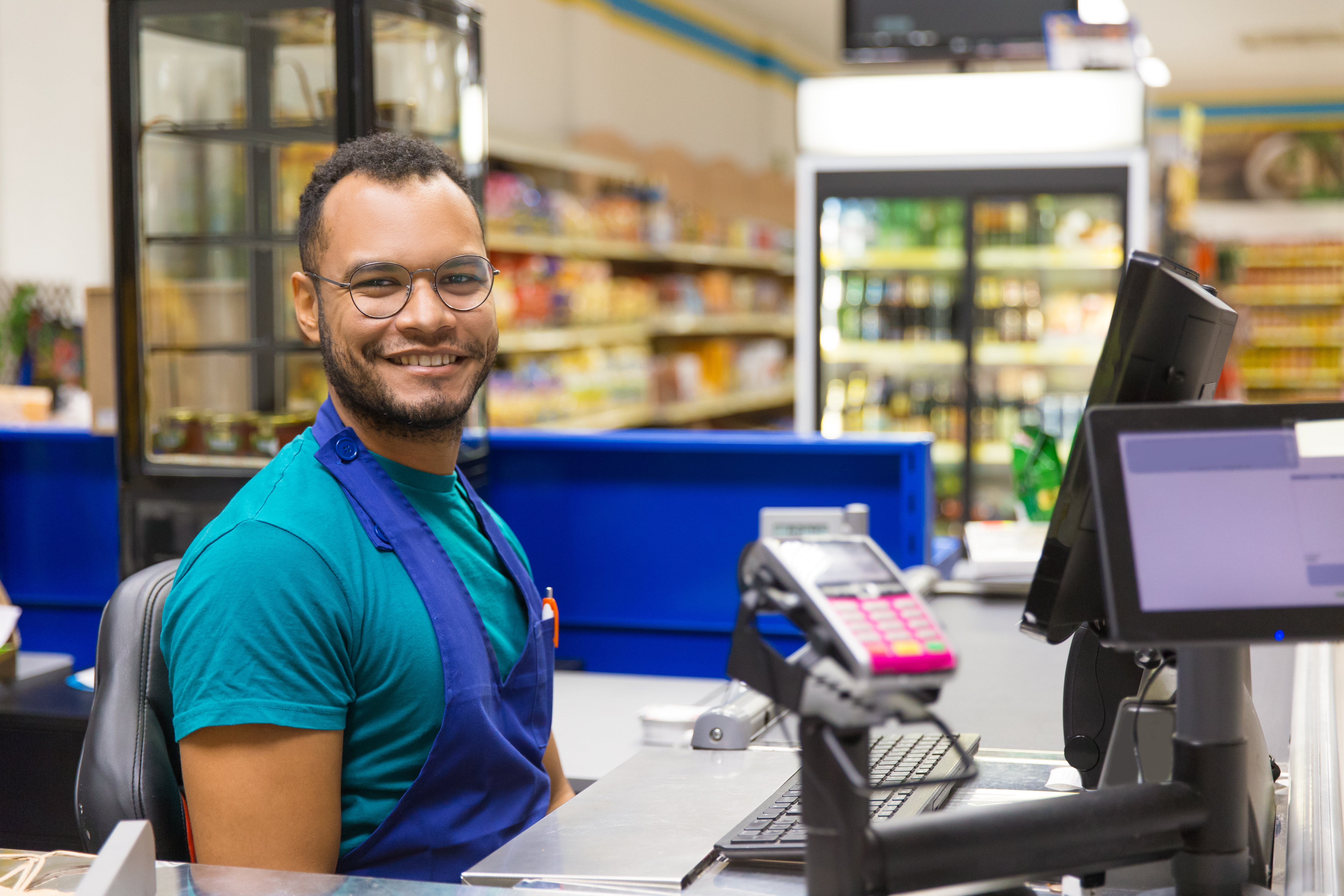 Cashier happy with Kretaah GST billing